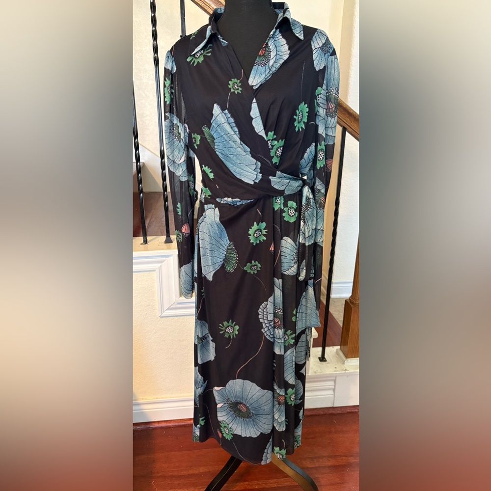 Wray: Floral Wrap Dress